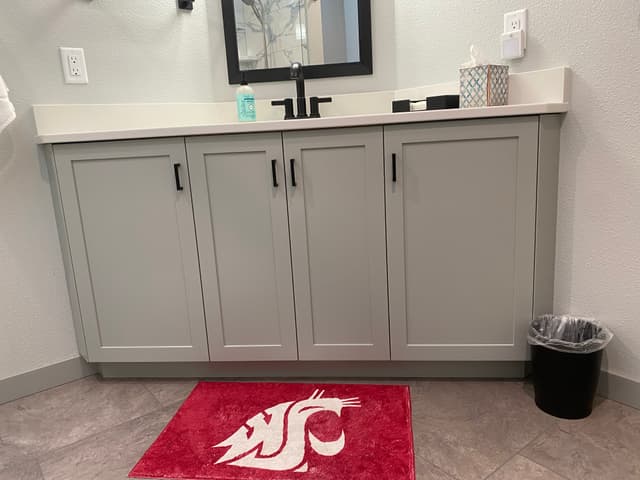Painted Corner Vanity