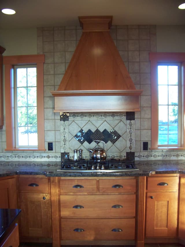 Cherry range hood