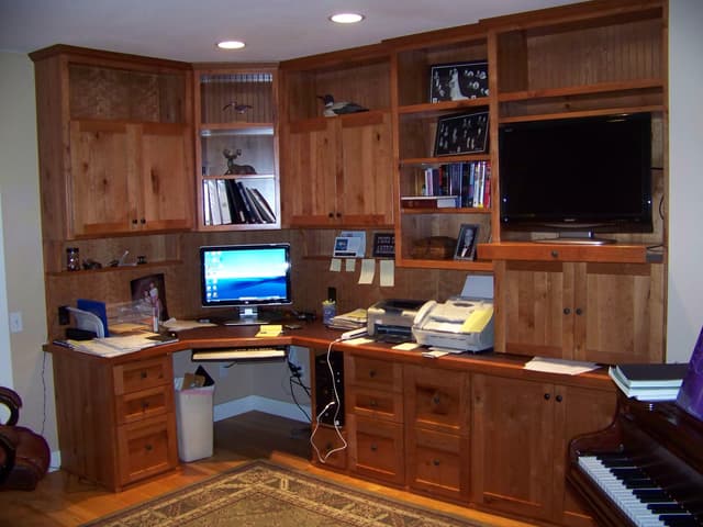 Occupied home office