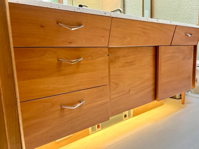 Painted Corner Vanity