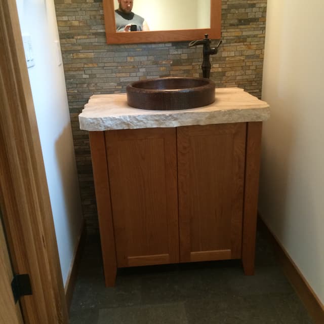 Small bathroom vanity