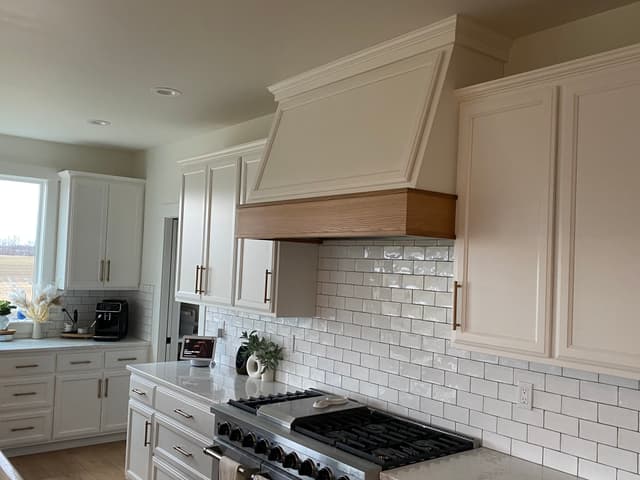 Cherry range hood