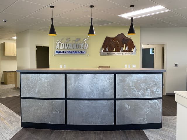 Reception counter